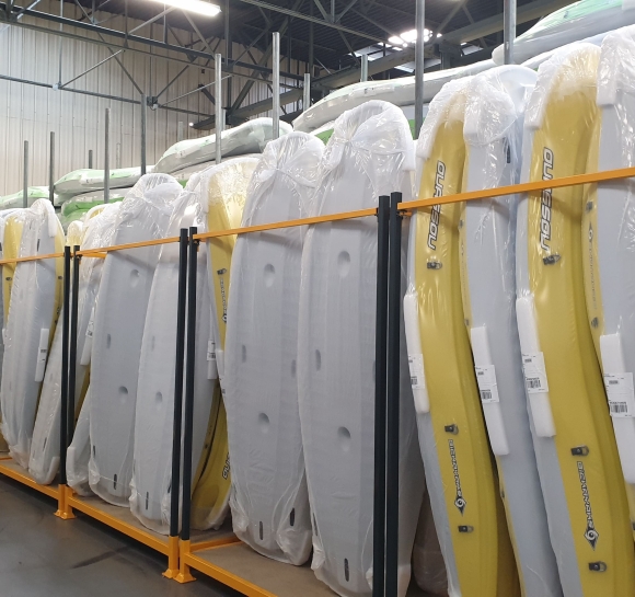 paleta de manipulación a medida para kayaks